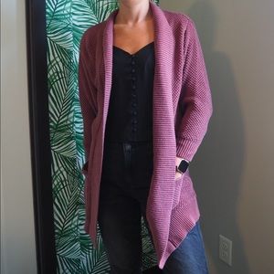 Purple Express Cardigan